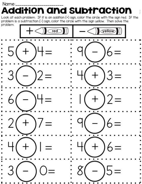 Addition Amp Subtraction Within 10 Worksheets Games Amp Subtraction To 10 Worksheets With Pictures - Subtraction To 10 Worksheets With Pictures
