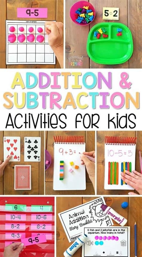 Addition And Subtraction Activities For Kids Fundamental Activities For Addition And Subtraction - Activities For Addition And Subtraction