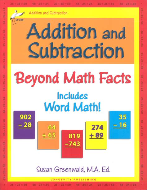 Addition And Subtraction Beyond Math Facts Longevity Maths Addition Subtraction - Maths Addition Subtraction