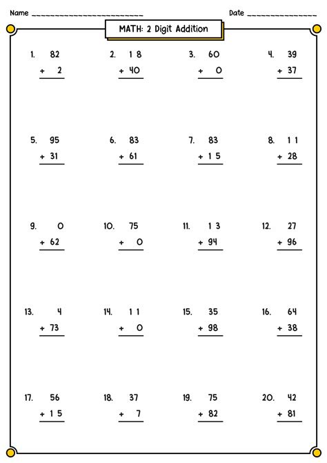Addition And Subtraction Of 2 Digit Numbers Worksheets 1 Digit Addition And Subtraction - 1 Digit Addition And Subtraction