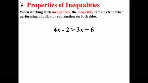 Addition And Subtraction Properties Of Inequalities Inequalities Addition And Subtraction - Inequalities Addition And Subtraction