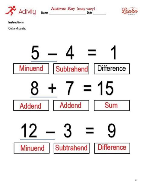 Addition And Subtraction Terms Free Pdf Download Learn Words For Addition In Math - Words For Addition In Math