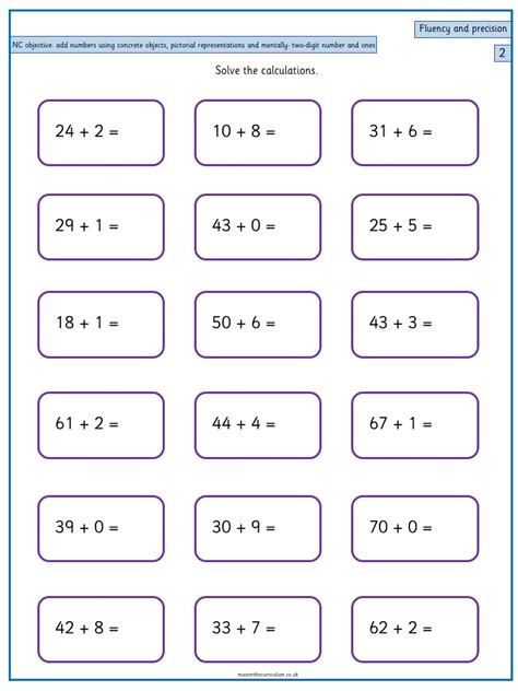 Addition And Subtraction Year 2 Addition And Subtraction Year 1 - Addition And Subtraction Year 1