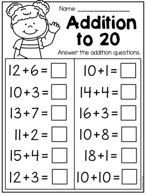 Addition Homework For 1st Graders Addition And Subtraction Basic Addition Worksheet 1st Grade - Basic Addition Worksheet 1st Grade
