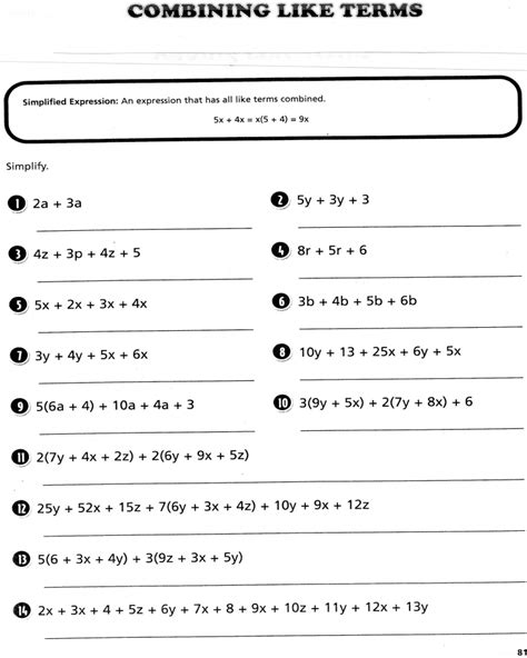 Addition Of Variables Worksheets Combination And Decomposition Reactions Worksheet - Combination And Decomposition Reactions Worksheet