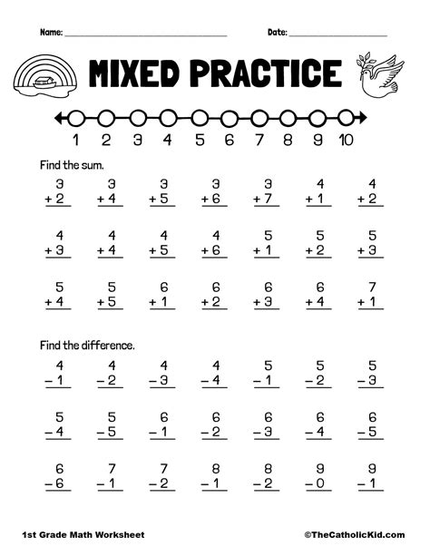 Addition Subtraction Practice Workbook For Grade 1 Math Addition Subtraction Drills - Addition Subtraction Drills