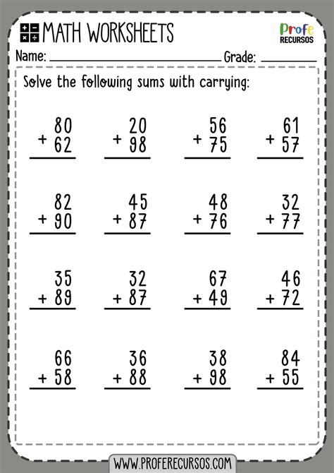 Addition With Regrouping Worksheets For 4th Graders 4th Grade Math Worksheet Addition - 4th Grade Math Worksheet Addition
