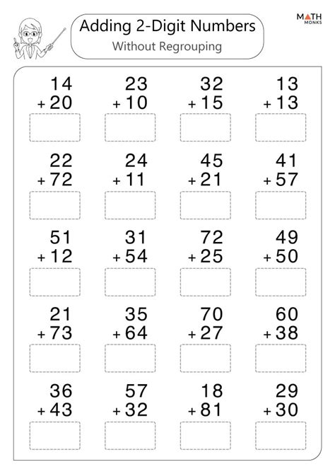 Addition Without Regrouping Worksheets For 4th Graders 4th Grade Math Worksheet Addition - 4th Grade Math Worksheet Addition