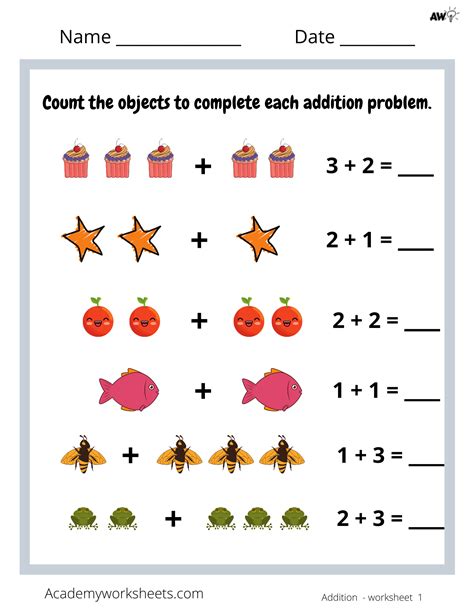 Addition Worksheet For Kindergarten 1 S   Single Digit Addition Worksheets For Preschool And Kindergarten - Addition Worksheet For Kindergarten 1's