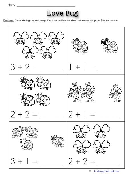 Addition Worksheets For Kindergarten Kindergarten Kiosk Beginning Addition Worksheet For Kindergarten - Beginning Addition Worksheet For Kindergarten