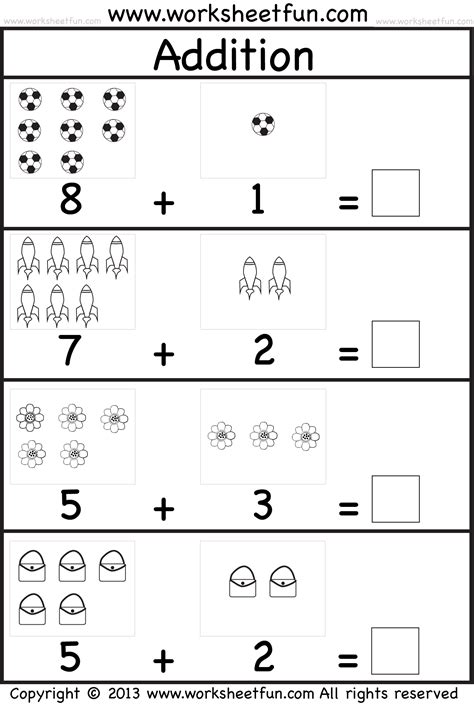 Addition Worksheets For Kindergarten Little Learning Corner Kindergarten Common Core Math Worksheets - Kindergarten Common Core Math Worksheets