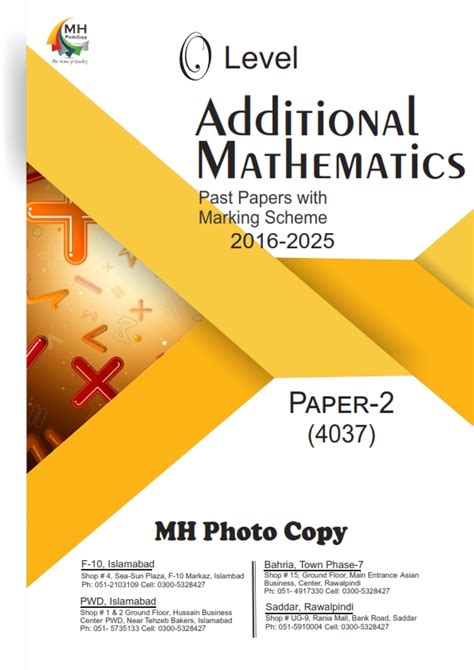 Additional Mathematics 4037 Paper 2 1997