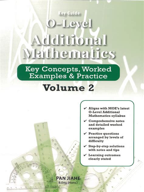 Additional Mathematics Solutions 2013 O Level