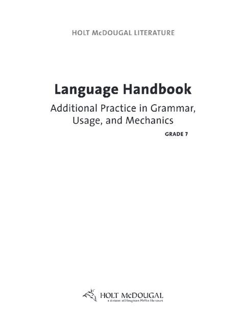 Additional Practice In Grammar Usage And Mechanics