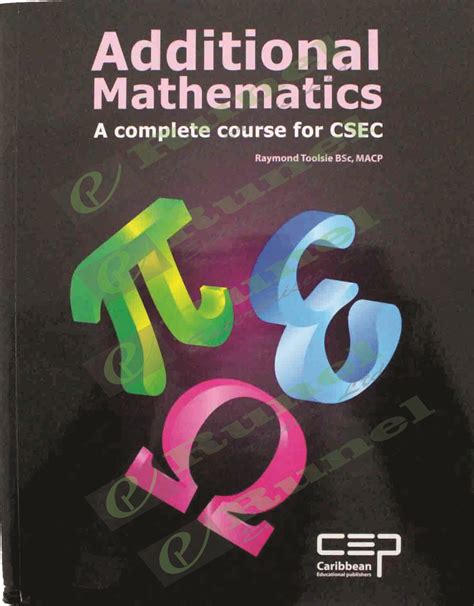 Full Download Additional Mathematics By Raymond Toolsie 