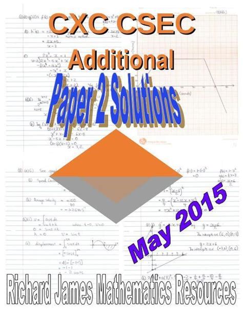 Full Download Additional Mathematics Cxc Paper 
