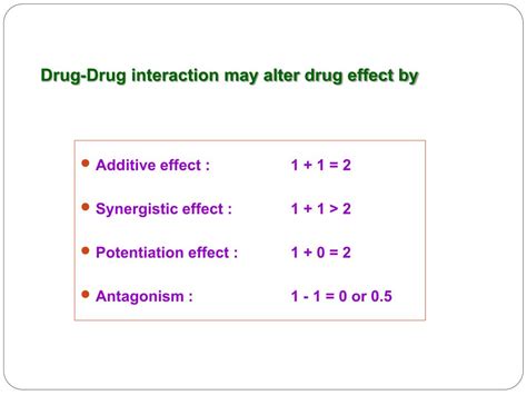 Additive Drug Interaction