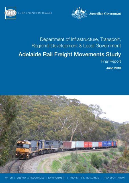 Adelaide Rail Freight Movements Study Final Report