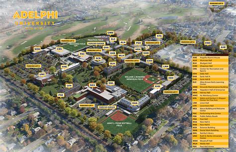 Adelphi University Campus Map