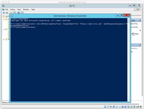 adfs power shell snap in