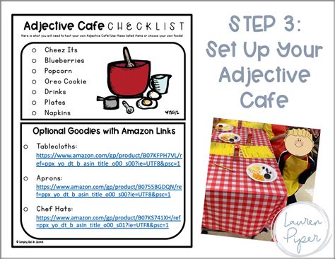 Adjective Activities With An Appetite Lauren Piper Adjective Activity For Grade 1 - Adjective Activity For Grade 1
