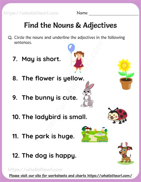 Adjectives For Grade 1   Adjectives First Grade English Worksheets Biglearners - Adjectives For Grade 1