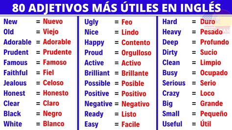 Adjetivos Com U