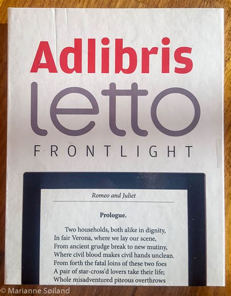 adlibris letto frontlight 2 problem