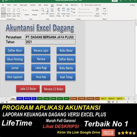 administrasi dagang excel