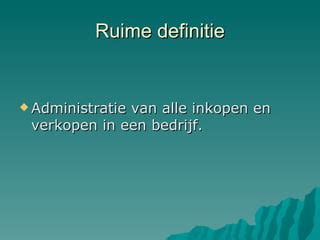 administratie definitie