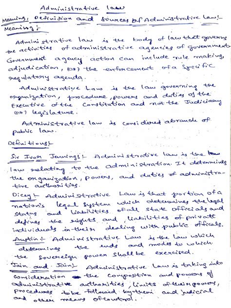 Administrative Law Notes