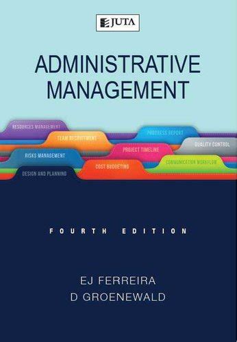 Read Administrative Management 2Nd Edition E Ferreira 