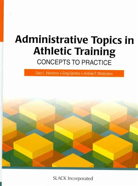 Read Administrative Topics In Athletic Training Concepts To Practice 