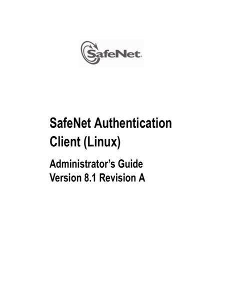 Full Download Administrator S Guide Safenet 