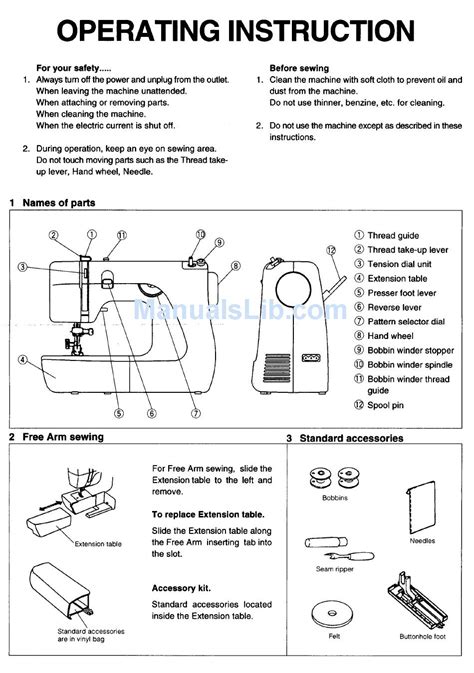 admiralty sewing machine manual