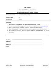 Full Download Adms 3520 Final Exam 