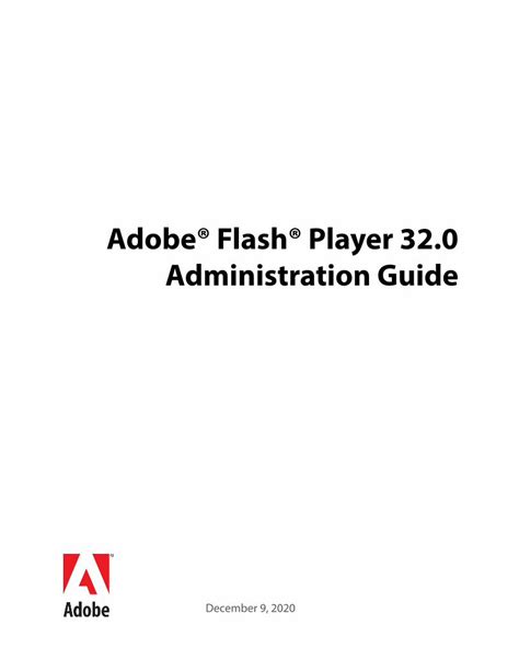 Adobe Flash Admin Guide