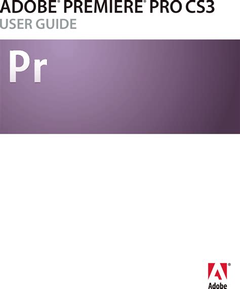 Adobe Premiere Pro Cs3 Guide