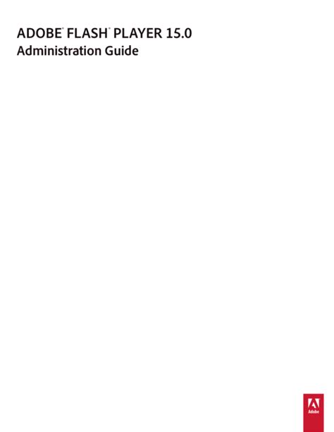 Download Adobe Flash Player Administration Guide 