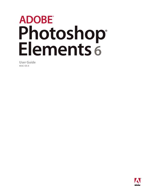 Read Adobe Photoshop Elements 6 User Guide Download 