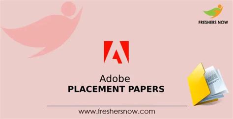 Full Download Adobe Placement Papers 