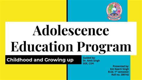 Adolescence Education Programme