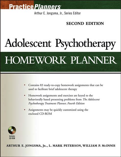 Read Adolescent Psychotherapy Homework Planner 