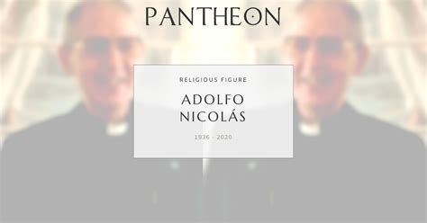 adolfo nicolas biography