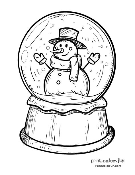 Adorable Free Snow Globe Coloring Pages Mommy Made Christmas Snow Globe Coloring Pages - Christmas Snow Globe Coloring Pages