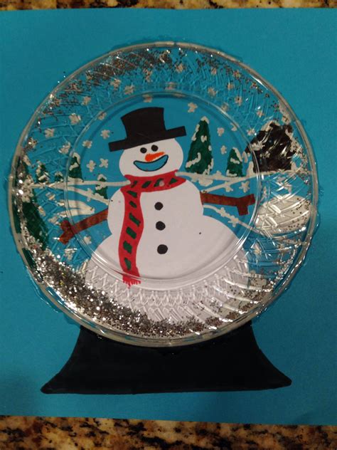 Adorable Paper Snow Globe Craft With Free Template Snow Globe Writing Paper - Snow Globe Writing Paper