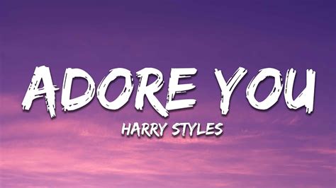 Adore You Lyrics