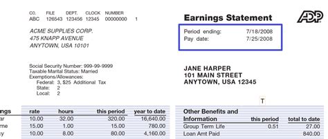 Adp Paystub Generator
