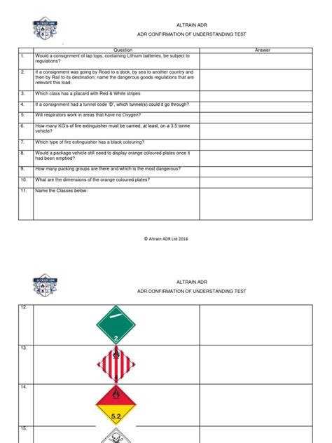 Adr Sample Test Questions