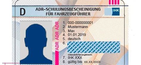 adr-bescheinigung muster